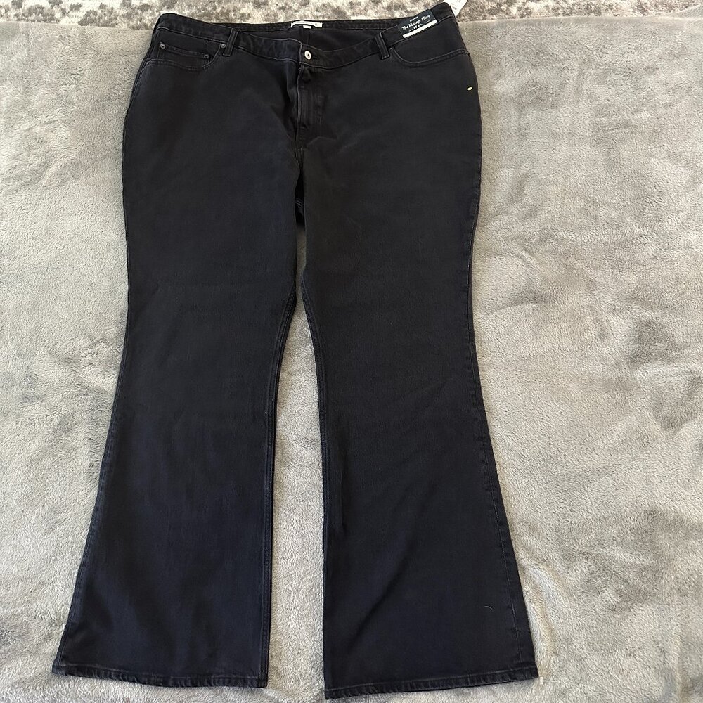NWT Abercrombie & Fitch Plus Size Jeans 24 Long Tall Vintage Flare Curve Love